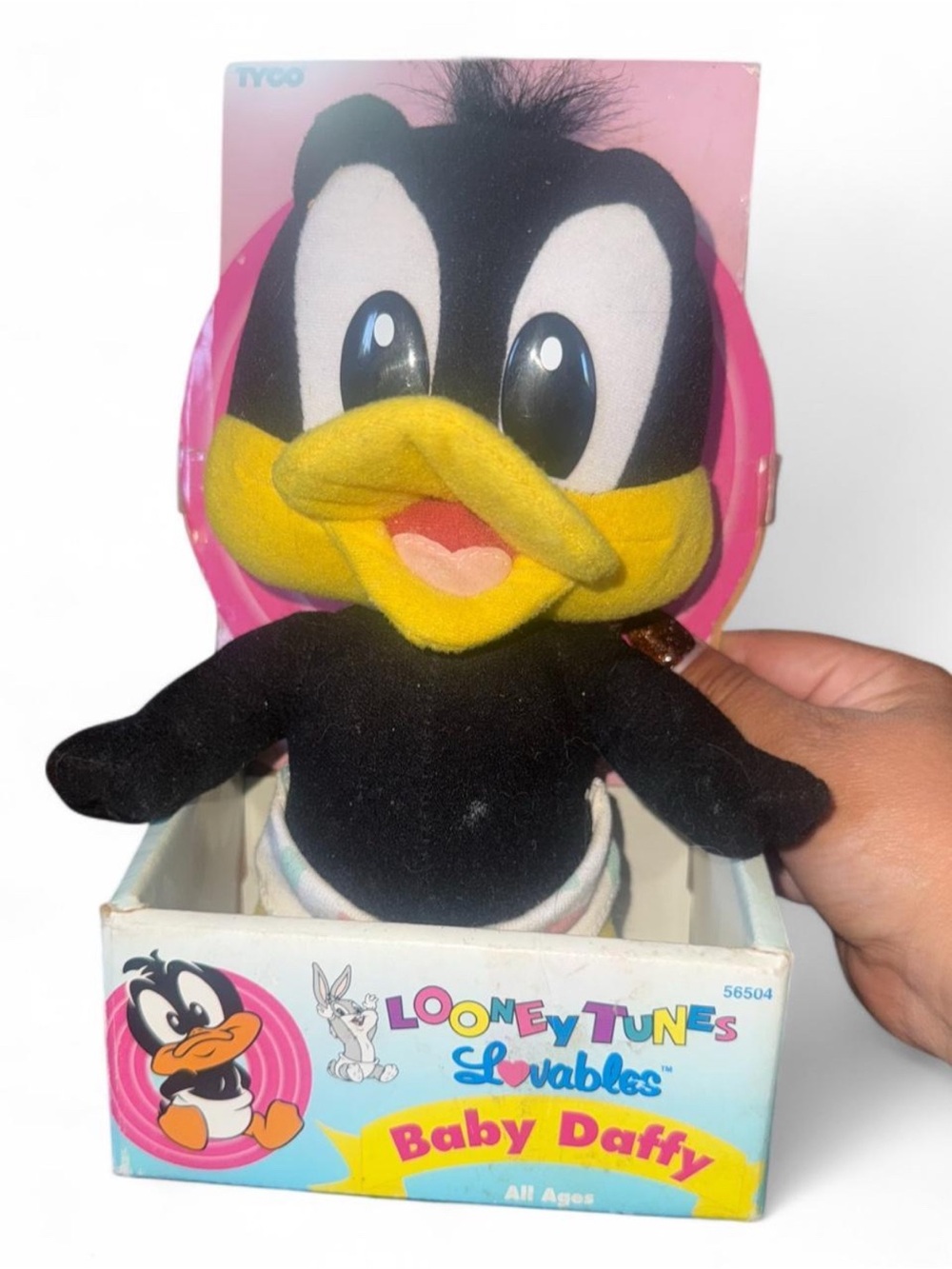 Baby Daffy Duck plush.